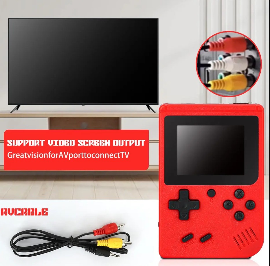 Consola De Juegos retro roja